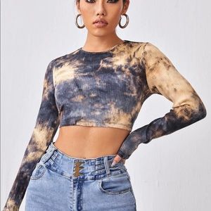 Tie dye crop top